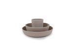 Filibabba Silicone dinner set - Warm Grey