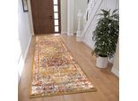 Teppich HANSE HOME "Maderno", gold, B:80cm H:8mm L:240cm, Jute, Polyester, Polypropylen (PP), Teppiche, Teppich, Läufer, Orientalisch, Kurzflor, Wohnzimmer, Schlafzimmer, Esszimmer