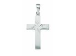 Kette mit Anhänger ADELIA´S "Schmuckset - Set mit Halskette 925 Silber Kreuz Anhänger", silber, Halsketten, Damen, Silber 925 (Sterlingsilber), Schmuckset - Set mit Halskette