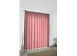 Vorhang WIRTH "Bachfeld" Gr. 2, rosa, B:132cm H:175cm, Jacquard, Polyacryl, Gardinen, Vorhang, nach Mass