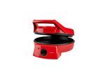 Nedis FCPM100FRD - pizza maker/grill - red black