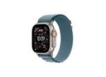 Apple Watch Ultra 3 GPS + Cellular 49mm Natural Titanium Case with Light Blue Alpine Loop - Medium