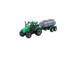 Cavallino Toys Cavallino Tractor with Tank Truck Green Scale 1:3
