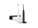 Philips Elektrische Zahnbürste HX7429/02 - 2 handles - Black/White