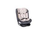 Lorelli Kindersitz Scorpius i-Size (40-150cm) verstellbar 5-Punkt-Gurt bis 36 kg beige grau
