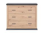 My Baby Lou Wickelkommode , Eichefarben , Kunststoff , 3 Schublade(n) Schubladen , 110x89.5x43 cm , Baby- und Kindermöbel, Babyzimmer, Wickelkommode & Zubehör, Wickelkommoden