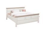 Hom`in Bett, Grau, Weiß, 140x200 cm, in verschiedenen Holzdekoren erhältlich, Größen erhältlich, Schlafzimmer, Betten, Einzelbetten
