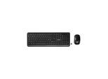 Nedis - keyboard and mouse set - QWERTY - Nordic - black - Tastatur & Maus Set - Nordisch - Schwarz