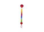 Goki Wooden Pacifier Chain Rainbow