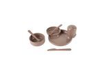 Dantoy - Children's Tableware Mocha 7-piece.