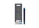 Parker Tintenpatronen für Füller | lange Patronen | blaue QUINK Tinte | 10 Stück (Blister-Packung)