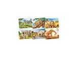 Goki Wooden Mini Puzzle - Wild Animals Boden