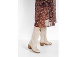 bonprix Cowboy Stiefel, braun, Gr.39, Lässiger Cowboy Stiefel mit dekorativen Nähten