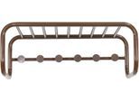 Garderobenleiste SPINDER DESIGN "RETRO Garderobe", braun (chocolate braun), B:72cm H:24,8cm T:35,2cm, Metall, Garderobenhalter