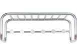 Garderobenleiste SPINDER DESIGN "RETRO Garderobe", groovy chrome, B:72cm H:24,8cm T:35,2cm, Metall, Garderobenhalter