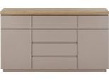 Sideboard MCA FURNITURE "PALAMOS Sideboard", grau (warmgrau), B:150cm H:86cm T:40cm, Holzwerkstoff, Sideboards, Sideboard, Türen mit Dämpfung