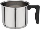 Milchtopf GSW "Como", silber (edelstahlfarben), Ø:14cm, Töpfe, Induktion, 1,8 Liter