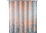 Duschvorhang WENKO "Agate", blau (agate), B:180cm H:200cm, Polyester, Duschvorhänge, Höhe 200 cm