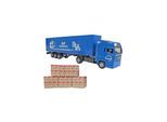 Kids Globe Man Truck with Trailer 30cm