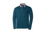 Franco Bettoni Herren Poloshirt mit Hemdkragen langarm