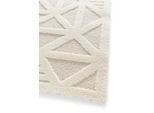 Teppich "COSMO Geo, Made in Belgium", beige (creme), B:160cm H:14mm L:230cm, Polyester, Polypropylen, PRIMAFLOR-IDEEN IN TEXTIL, Teppiche, Teppich, modernes Design, Hoch-Tief Effekt, weicher Flor