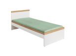 Paidi Bett Oscar, Weiß, Eiche, 90x200 cm, Blauer Engel, Goldenes M, in verschiedenen Größen erhältlich, Kinder- & Jugendzimmer, Kindermöbel, Kinderbetten, Kindereinzelbetten
