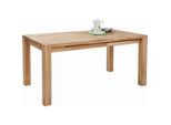 Linea Natura Esstisch, Buche, Holz, Kernbuche, massiv, rechteckig, eckig, 90x76x160-240 cm, Esszimmer, Tische, Esstische