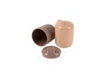 Dantoy - Anti-spill Drinking Cups Beige/Mocha 2pcs.
