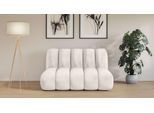 2-Sitzer "Priya Designersofa, moderne Steppung, auch in Bouclé", beige, B:155cm H:84cm T:108cm, 100% Polyester, LEGER HOME BY LENA GERCKE, Sofas, gemütlich und modern, B/T/H: 155/108/84 cm