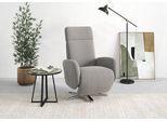 TV-Sessel SIT & MORE "Grenoble, inkl. Kopfteilverstellung", grau, B:71cm H:110cm T:82cm, Sessel, wahlweise mit 2 Motoren, Akku & Aufstehhilfe