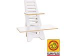 Laptophalter Sun-Flex Easydesk Rise, Holz, weiß kaiserkraft