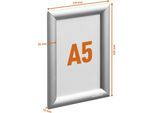 DURABLE Klapprahmen Aluminium, Format A5, silber