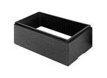Aufsatzrahmen Kängabox®, für Thermoboxen Serie Expert GN 1/1, L 600 x B 400 x H 180 mm, EPP, schwarz