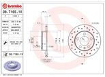 BREMBO Bremsensatz, Scheibenbremse Bremsensatz-Vorn und Hinten sg00000emn Hinterachse Gelocht/innenbel. 280mm 9mm für Citroën Peugeot Ford Roewe (SAIC