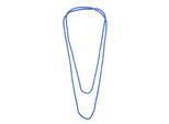 Lange Kette "Frankfurt", Damen, Gr. onesize, Glas, blau, COLLEZIONE ALESSANDRO, Basic, Halsketten, mit Glasperlen