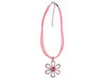 Kette mit Anhänger "Beth", Damen, Gr. onesize, Metall, rosa, COLLEZIONE ALESSANDRO, Basic, Halsketten, mit funkelten Glassteinen