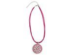 Kette mit Anhänger "Marle", Damen, Gr. onesize, Metall, pink, COLLEZIONE ALESSANDRO, Basic, Halsketten, mit außergewöhnlichem Anhänger