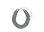 Kette mit Anhänger "Aveiro", Damen, Gr. onesize, Metall, blau, COLLEZIONE ALESSANDRO, Basic, Halsketten, Statementkette