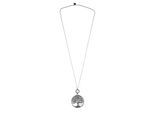 Lange Kette "Lebensbaum", Damen, Gr. onesize, Metall, silber (altsilber), COLLEZIONE ALESSANDRO, Basic, Halsketten, Anhänger in Baumform