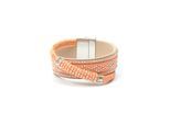 Armband "Amica", Damen, Gr. Metall, orange, COLLEZIONE ALESSANDRO, Armbänder Armband