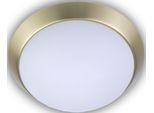 NIERMANN Deckenleuchte "Opal matt, Dekorring Messing matt, HF Sensor", braun (messing matt), 3, Ø 45cm, 1 Stk., Leuchten, Deckenleuchte