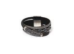 Armband "Adonia", Damen, Gr. Metall, schwarz, COLLEZIONE ALESSANDRO, Armbänder Armband