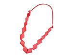 Lange Kette "Raute", Damen, Gr. onesize, Holz, rot, COLLEZIONE ALESSANDRO, Basic, Halsketten, aus Holzperlen in Rautenform