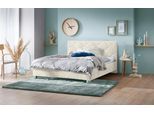 Polsterbett "Padua", beige, L:210cm, Bezug 100% Polyester, Polsterung: Polsterwatte, Material Gestell: gepolsterter Holzwerkstoff, verchromte Metallfüße, WESTFALIA SCHLAFKOMFORT, Betten, Polsterbett, mit Rautensteppung, 3 verschiedene Matraztenarten wählbar
