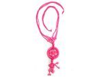Lange Kette "Florence", Damen, Gr. onesize, Holz, rosa, COLLEZIONE ALESSANDRO, Basic, Halsketten, mit opulenten Behang