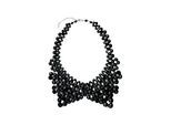 Kette mit Anhänger "Varese", Damen, Gr. onesize, PTFE-Kunststoff, schwarz, COLLEZIONE ALESSANDRO, Basic, Halsketten, in angesagter Kragenform