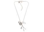 Kette mit Anhänger ALLGÄU REBELL "Caro", Damen, Gr. onesize, Metall, silber (silberfarbig), Basic, Halsketten, mit 4 Anhängern