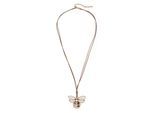 Lange Kette "Kassandri", Damen, Gr. onesize, Metall, braun, COLLEZIONE ALESSANDRO, Basic, Halsketten, mit Bienenanhänger