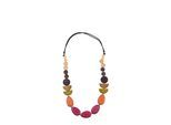 Lange Kette "Pauline", Damen, Gr. onesize, Holz, pink, COLLEZIONE ALESSANDRO, Basic, Halsketten, verschiedene Holzperlen