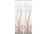 Schiebegardine VISION S "RELVA", beige (natur), B:60cm H:260cm, Polyester, Gardinen, DIGITALDRUCK